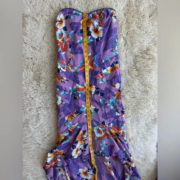 Chasing Unicorn Strapless hi-low dress - Picture 9 of 12